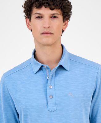 Men's Golden Sands Long-Sleeve Polo Shirt