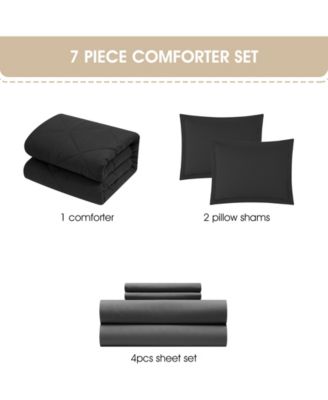 Arelia Geometric 5-Pc. Comforter Set, Twin