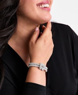 Rhinestone Knot Flex Bracelet, Macy's Exclusive