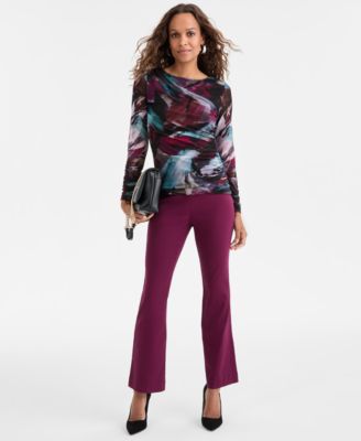 Petite Mid-Rise Bootcut Pants, Petite & Petite Short, Created for Macy's 