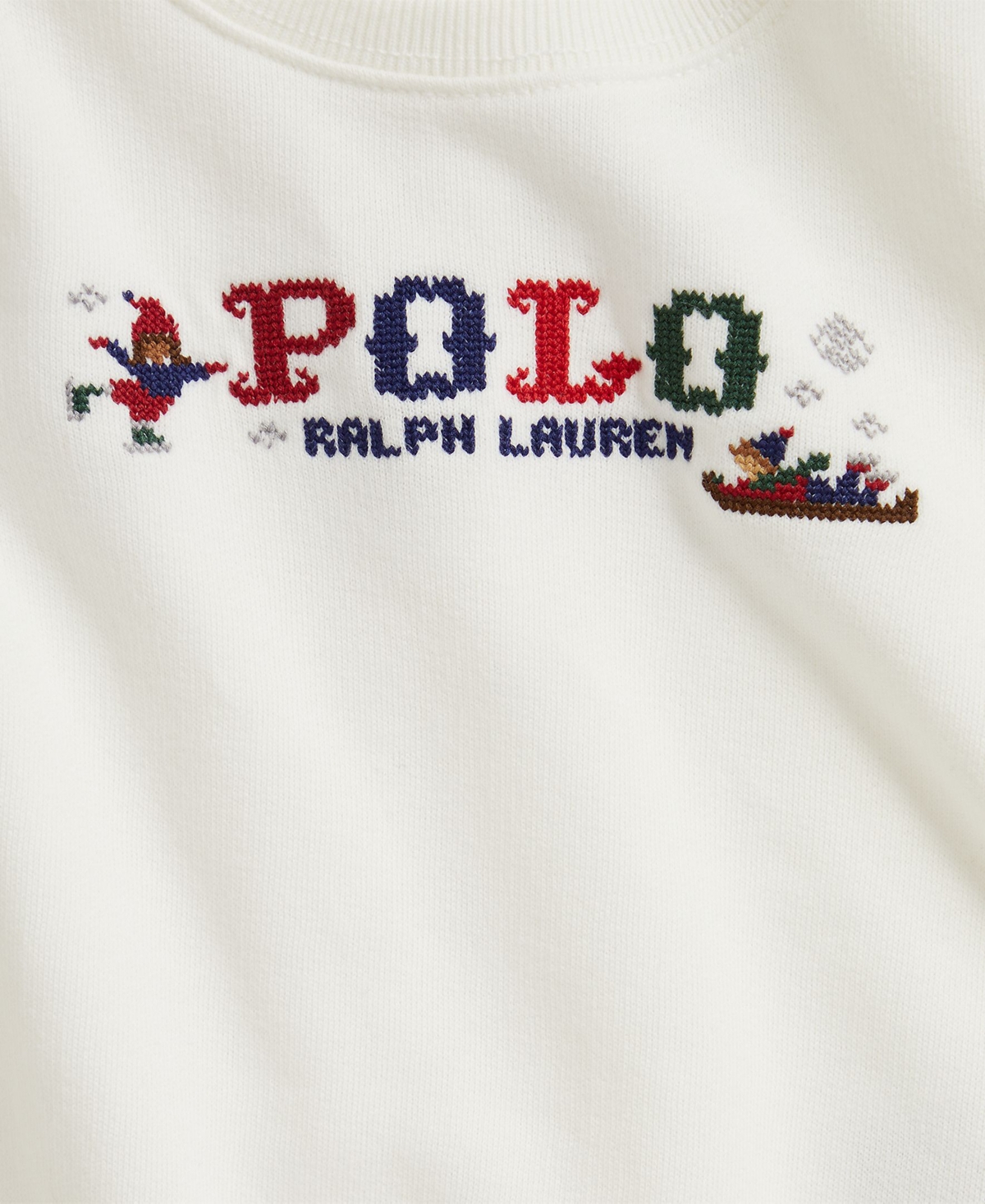 Polo Ralph Lauren Baby Girls 2-Piece Logo Fleece Sweatshirt and Pants Set