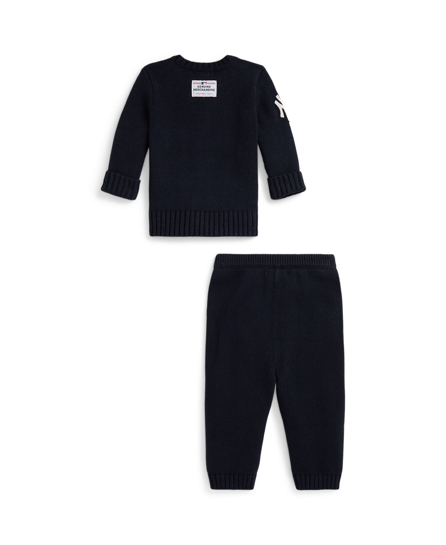 Комплект Polo Ralph Lauren Crewneck Sweater and Pants, 2-Piece Set для мальчиков-малышей, цвет: Чёрный — фото 2