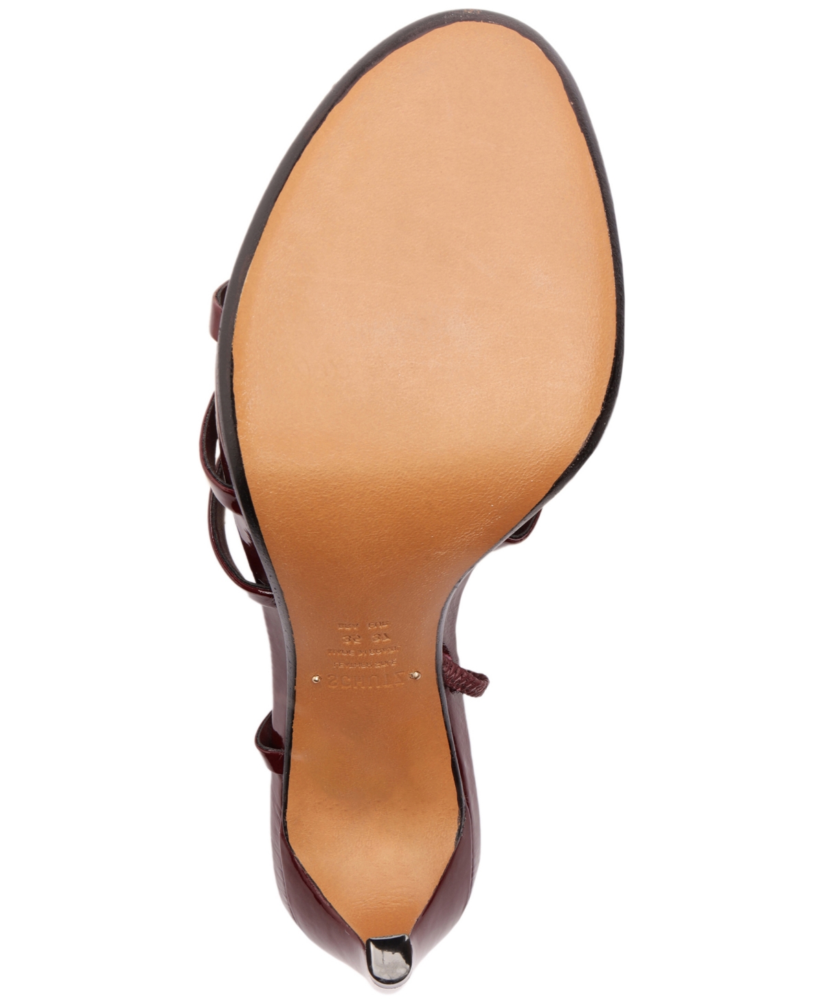 Schutz Annie Curve Slingback Sandal In Brown