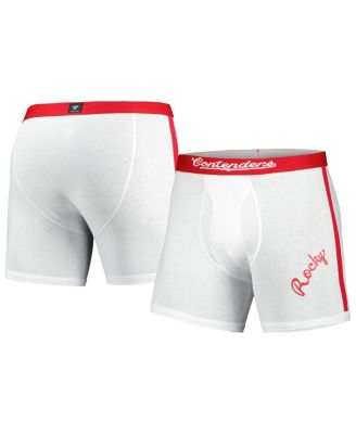 Contenders Clothing - Men's White Rocky Graphic Boxer Briefs