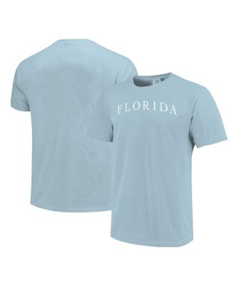 Image One - Men's and Women's Light Blue Florida Gators Comfort Colors Fashion Color Arch T-shirt