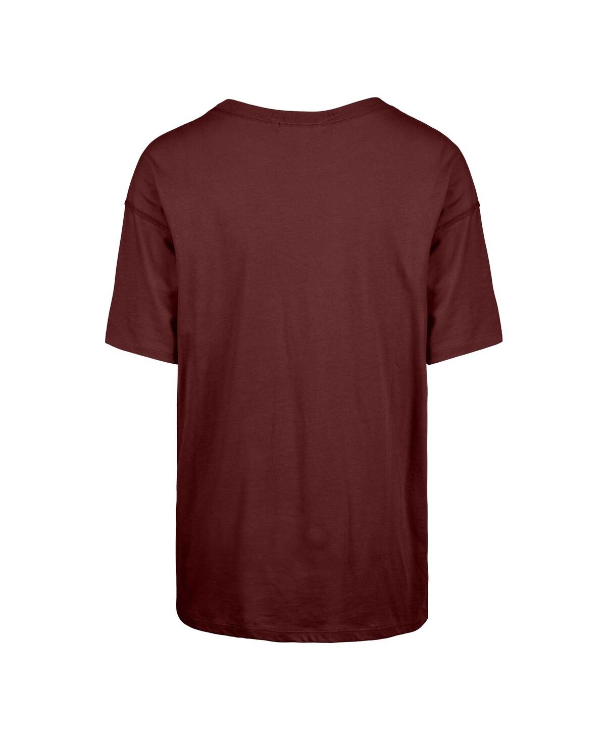 47 Brand Women's Crimson Oklahoma Sooners Muse Sadie T-shirt In Red