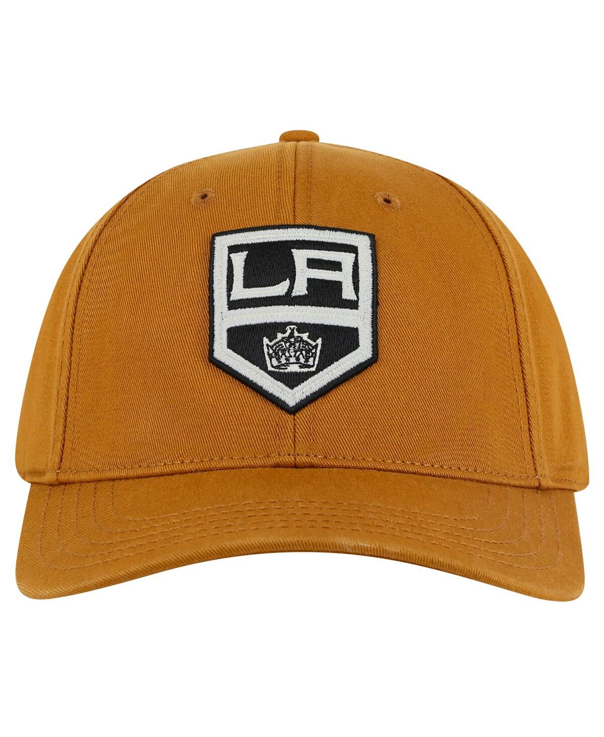 American Needle Men's Tan Los Angeles Kings Hepcat Washed Twill Adjustable Hat In Brown