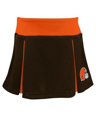 Big Girls 2-Piece Brown Cleveland Browns Spirit Cheerleader Set