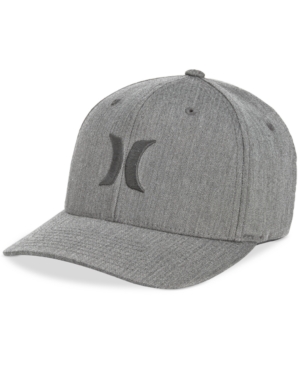 image of Hurley Men-s One And Only Texture Flexfit Logo Hat