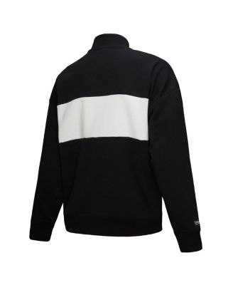 Women's Black Oakland Raiders Quarter-Zip Jacket