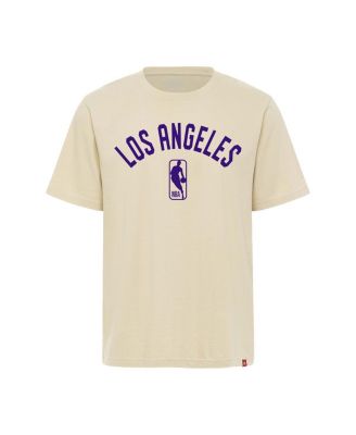 Men's and Women's Cream Los Angeles Lakers Duke Premium T-Shirt
