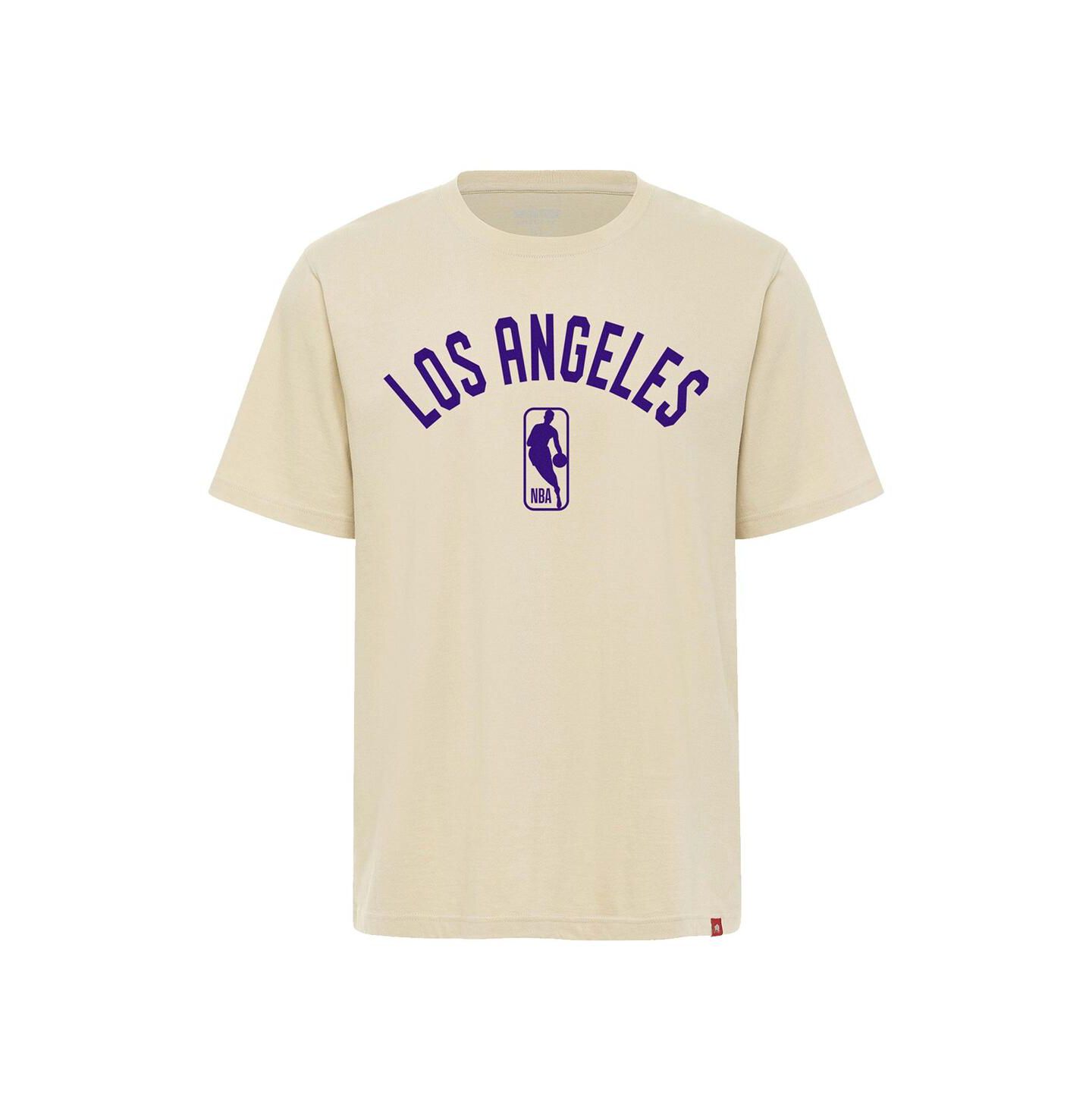 Футболка Sportiqe Cream Los Angeles Lakers Duke Premium — фото 2