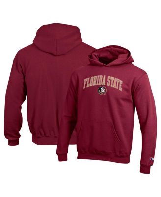 Champion - Big Boys and Girls Garnet Florida State Seminoles Campus Pullover Hoodie