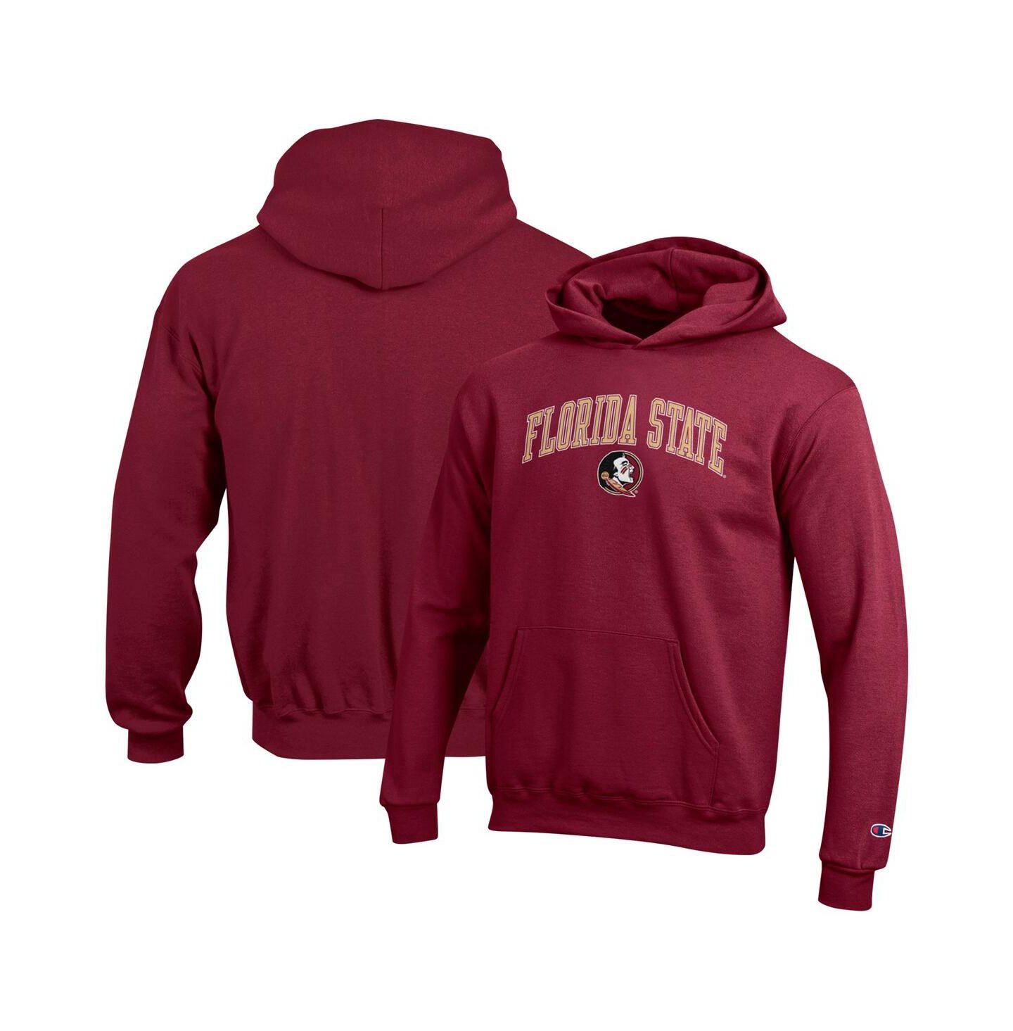 Детское худи Champion Garnet Florida State Seminoles Campus Pullover — фото 1