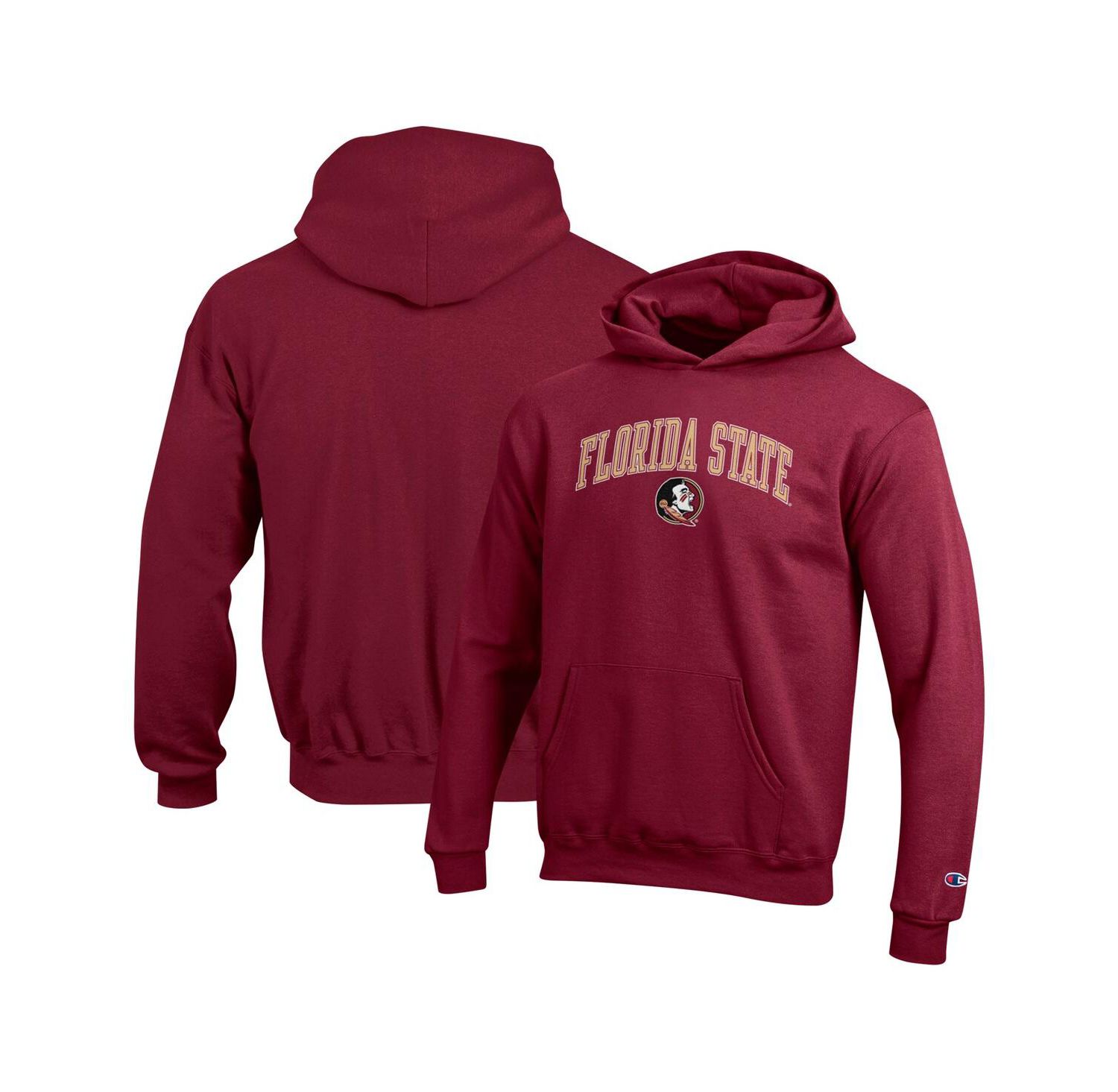 Big Boys and Girls Garnet Florida State Seminoles Campus Pullover Hoodie