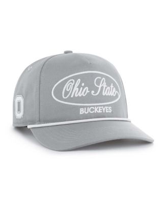 '47 Brand - Men's Gray Ohio State Buckeyes Contemporary Basics Foundational Rope Hitch Adjustable Hat