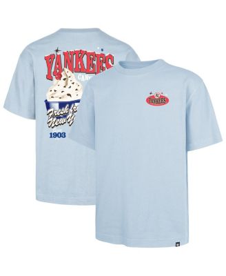 '47 Brand - Men's Light Blue New York Yankees Ice Cream Parlor Foundation T-shirt