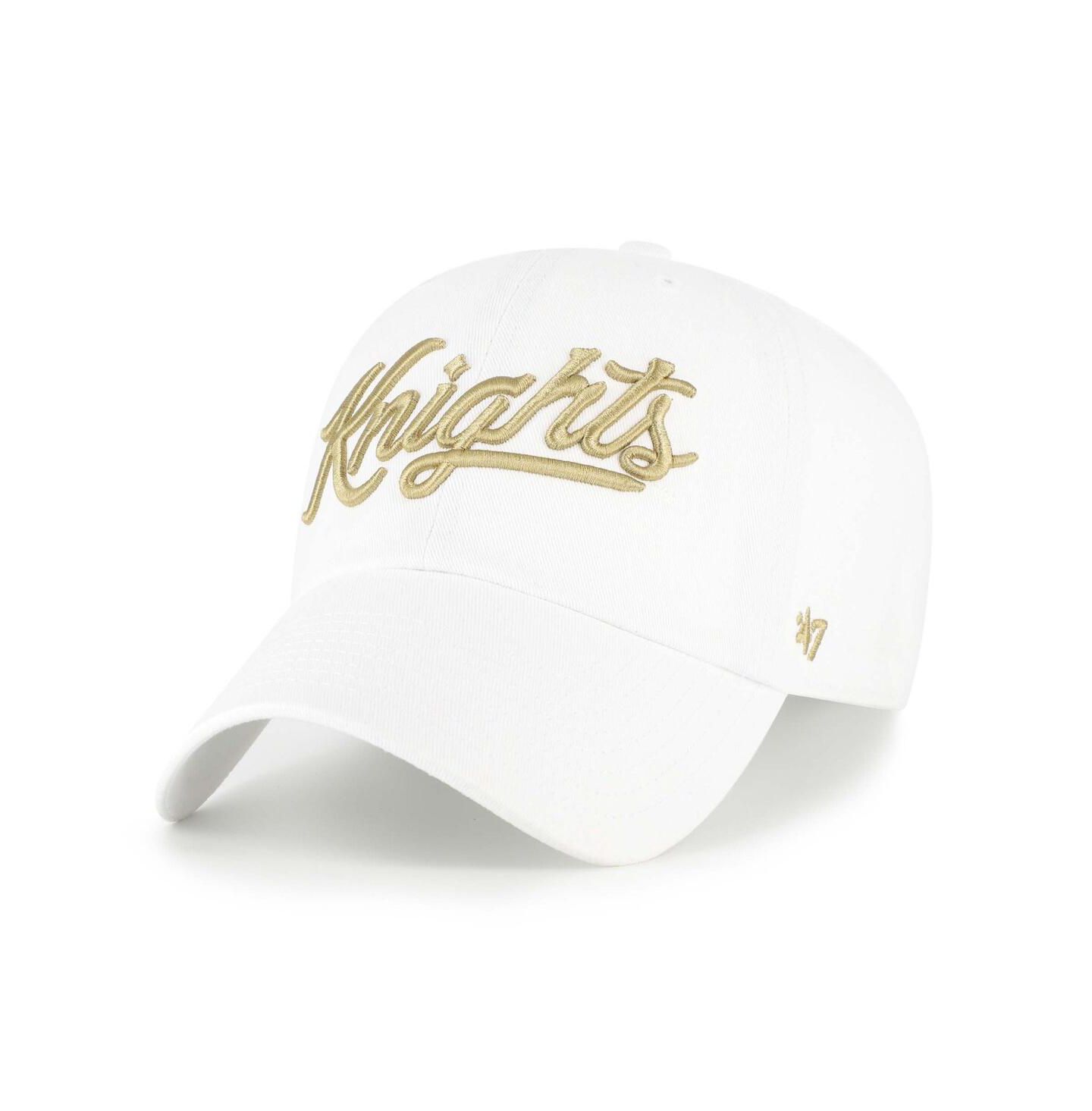 Мужская кепка '47 Brand White UCF Knights Clean Up Adjustable Hat — фото 1