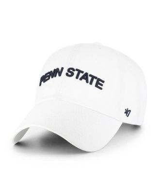 '47 Brand - Men's White Penn State Nittany Lions Clean Up Adjustable Hat
