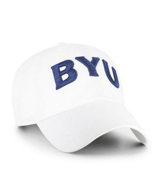 Men's White BYU Cougars Clean Up Adjustable Hat