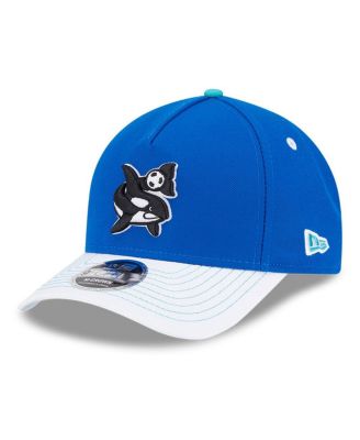 New Era - Men's Blue/White Seattle Sounders FC 2025 Jersey Hook 9FORTY M-Crown Adjustable Hat