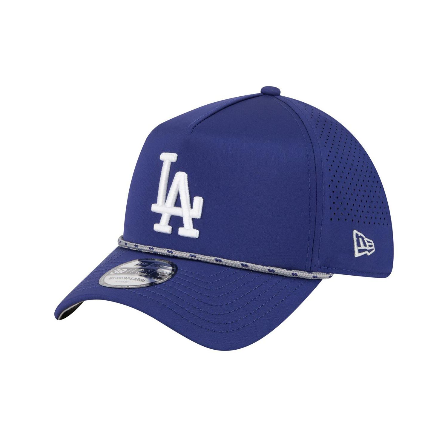 Men's Royal Los Angeles Dodgers 39THIRTY A-Frame Perforated Flex Hat