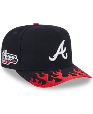 New Era - Men's Navy Atlanta Braves 2025 MLB Speedway Classic A-Frame 59FIFTY Fitted Hat