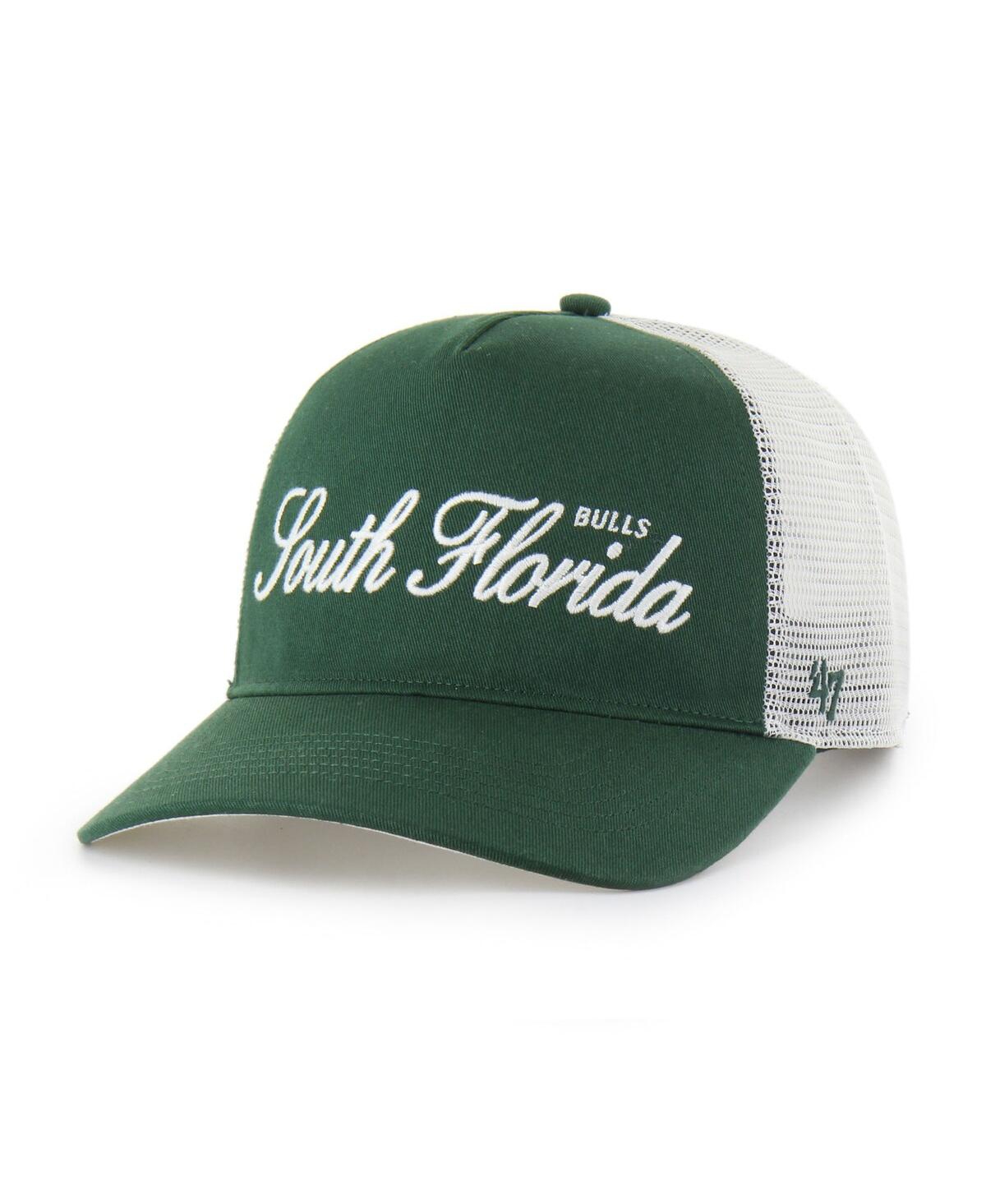 47 Brand Men's And Women's Green South Florida Bulls Contemporary Basics Foundation Trucker Hitch Adjustable  In Green