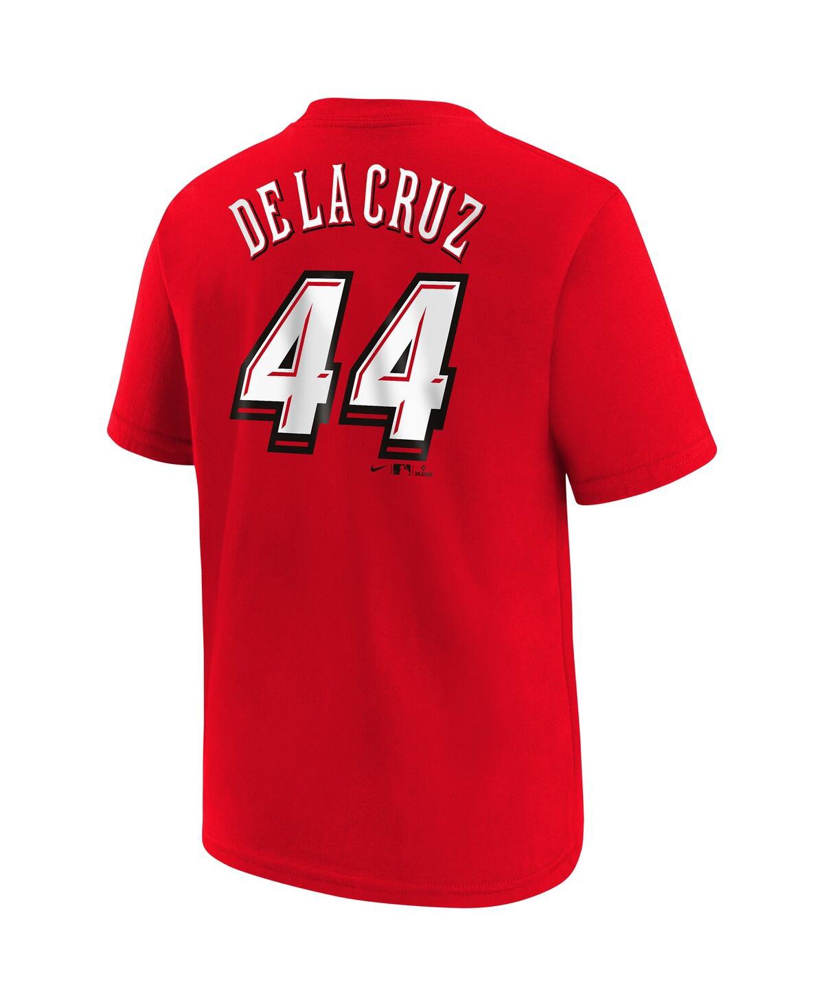 Nike Toddler Elly De La Cruz Red Cincinnati Reds 2025 Mlb Speedway Classic Name Number T-shirt In Red