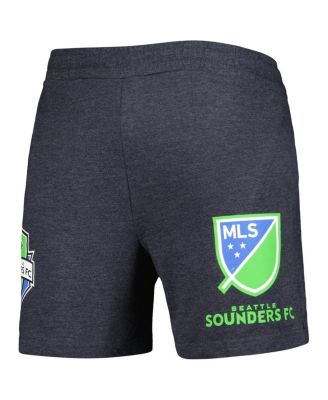 Men's Charcoal Seattle Sounders FC Multi-Logo Shorts