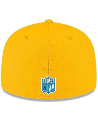 Men's Gold Los Angeles Chargers Charger Power 59FIFTY Fitted Hat