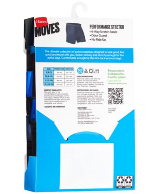 Big Boys 5-Piece Performance Solid Boxer Briefs