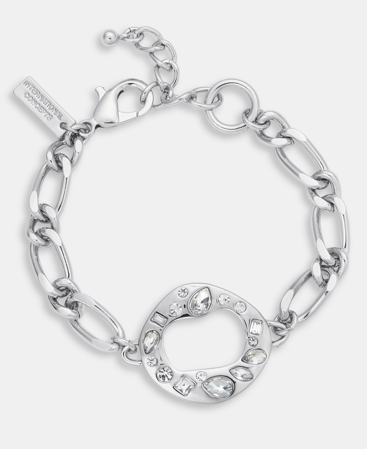 Inc International Concepts Crystal Circle Link Bracelet, Macy's Exclusive