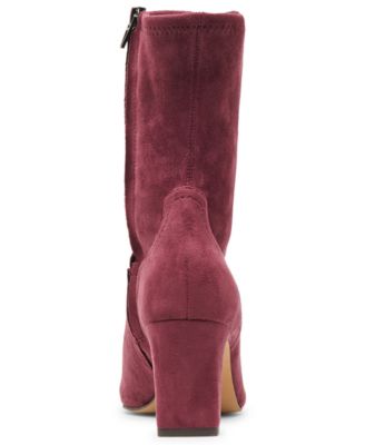 Women's Roan Square-Toe Pull-On Stretch Dress Booties