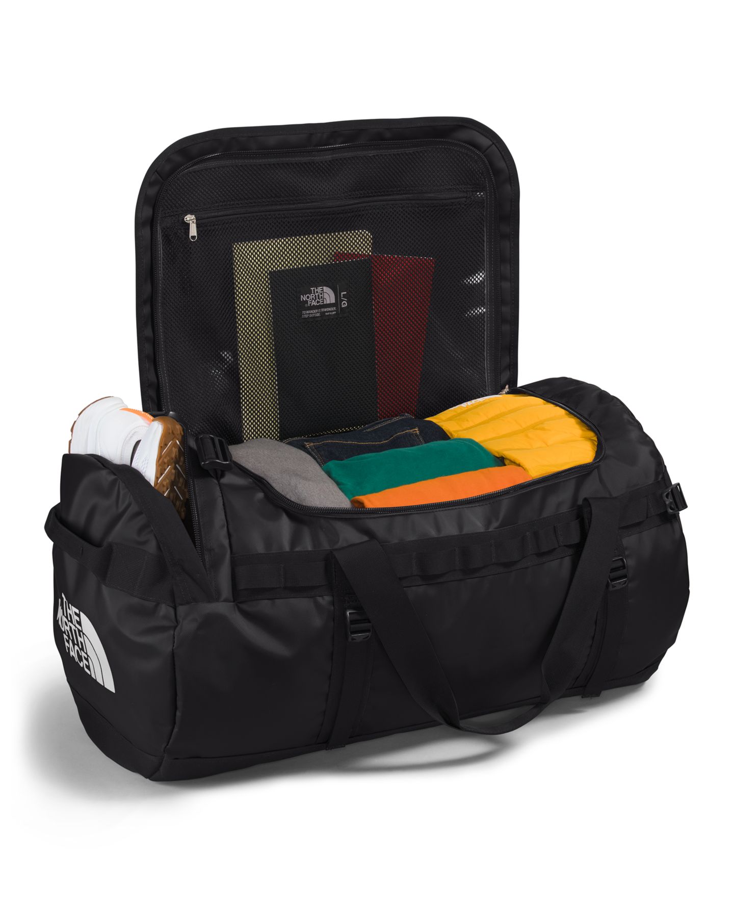 Мужская сумка The North Face Base Camp Duffle —L, цвет: Чёрный — фото 4