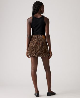 Premium Women's Icon Mid-Rise Denim Skirt