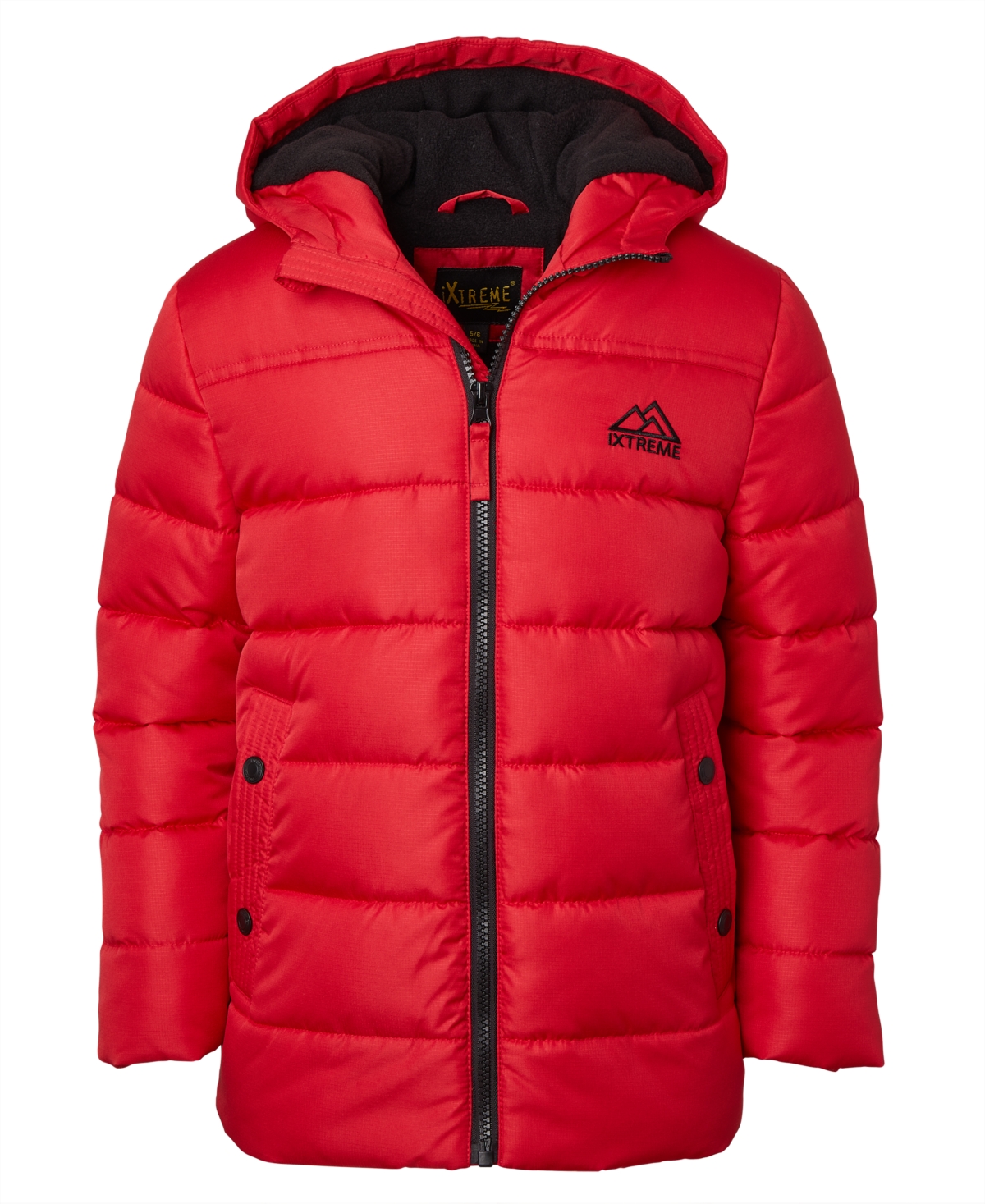 Ixtreme Big Boys Mini Puffer Jacket With Beanie In Red