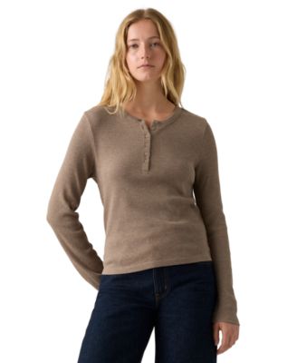 Levi's - Women's Dana Henley Long Sleeve Top