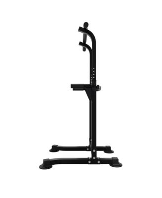 Pull Up Bar Dip Bar Power Tower Workout Dip Station Height Adjustable Free Standing Chin Up Bar