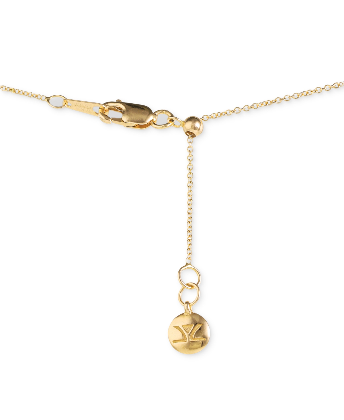 Le Vian Chocolate Diamond & Polished Double Curved Bar 20" Pendant Necklace (5/8 Ct. T.w.) In 14k Gold In Gold