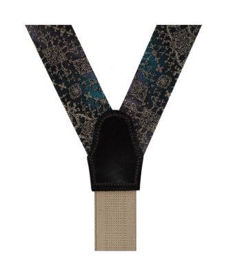 Men's The Spellbound Brocade Silk Button End Novelty Brace