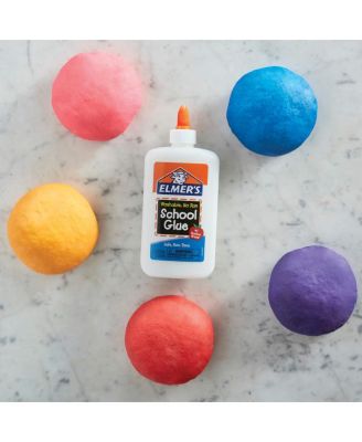 Slime Kit Combo: Magical Liquid Slime Activator (8.75 FL OZ) & Washable School Glue (7.625 FL OZ) Perfect for DIY Slime Making