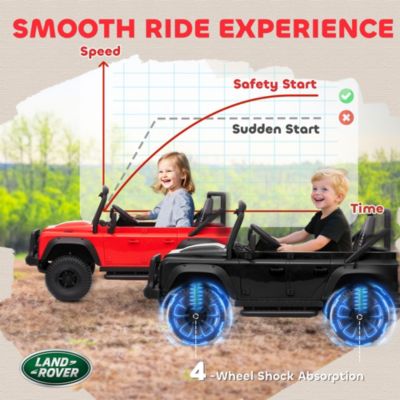Kids Electric Car, Land Rover Licensed Off-Road Ride On Car,
