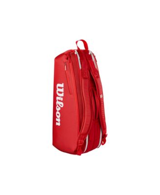 Super Tour Red 6-Pack Tennis Bag - Red