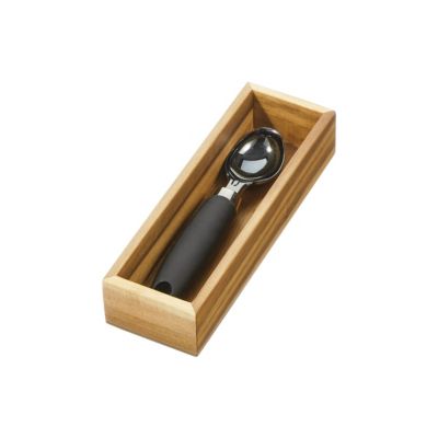 Acacia Wood Kitchen Drawer Organizer - Set of 3 - Natural