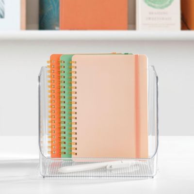 Set of 4 Open-Front Bin for Household Storage