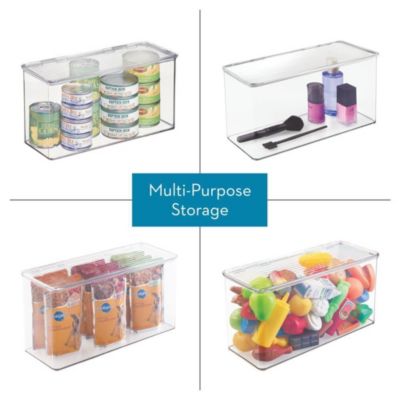 Stackable Hinged-Lid Pantry Storage Box