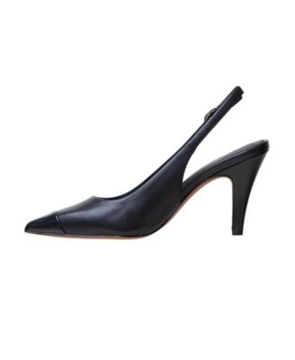 NIYKA Women's Mini Captoe Slingback Pumps