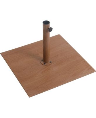 Belize Teak Steel Patio Umbrella Base