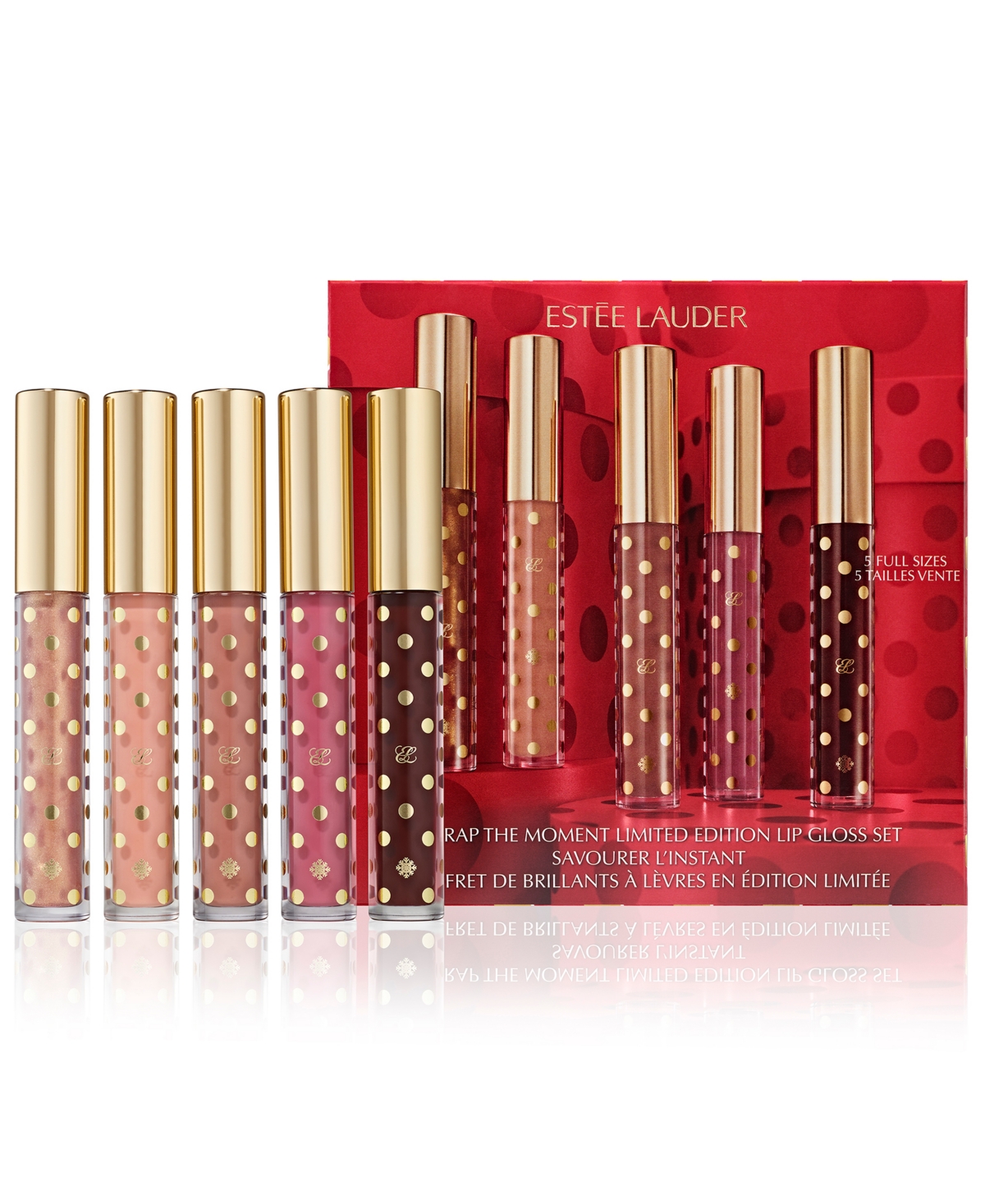 Estée Lauder 5-pc. Unwrap The Moment Holiday Lip Gloss Set In Multi